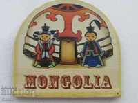 Magnet din piele naturală din seria Mongolia-13