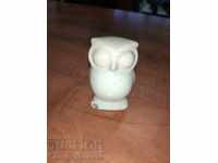 Porcelain figurine Owl, owl