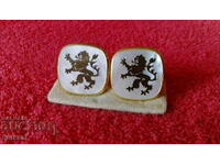 Metal Buttons Cuff Buttons Mother of Pearl Lions