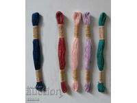 Embroidery threads, mouline thread