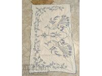 OLD EMBROIDERED CARPETS WALL SQUARE RUG EMBROIDERY 130/80 cm