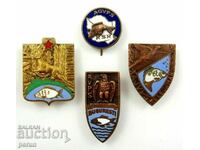 FISHERMEN'S UNION-HUNTING AND FISHING-ROMANIA-OLD BADGES