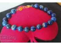 Lapis lazuli bracelet, beads 10mm.