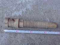 Old wood screw wooden from the clamp primitive