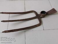 Antique wrought iron cottage pickaxe digger turner