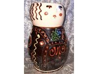 Glazed ceramic jug