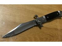 Folding automatic hunting knife with metal guard 120x240