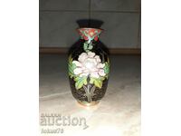 Cloisonne Cloisonne Beautiful small vase bronze cellular enamel