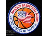 USA-AMERICAN BASKETBALL ASSOCIATION-EMBLEM-PATCH