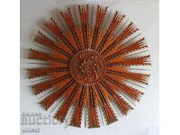 Rosette - sun, carving, ceiling or wall decoration