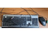 Keyboard and optical mouse