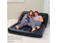 Διπλό φουσκωτό επεκτεινόμενο στρώμα - καναπές 5 σε 1 BESTWA
